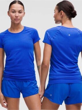 Lululemon Swiftly Tech Short Sleeve 2.0 Belgian Blue SZ 6
